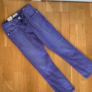 Scotch & Soda Purple Girls Skinny Jeans. Size 8.